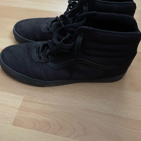 Vans ankle basketball size mens shoes all black size 13 - Picture 8 of 9